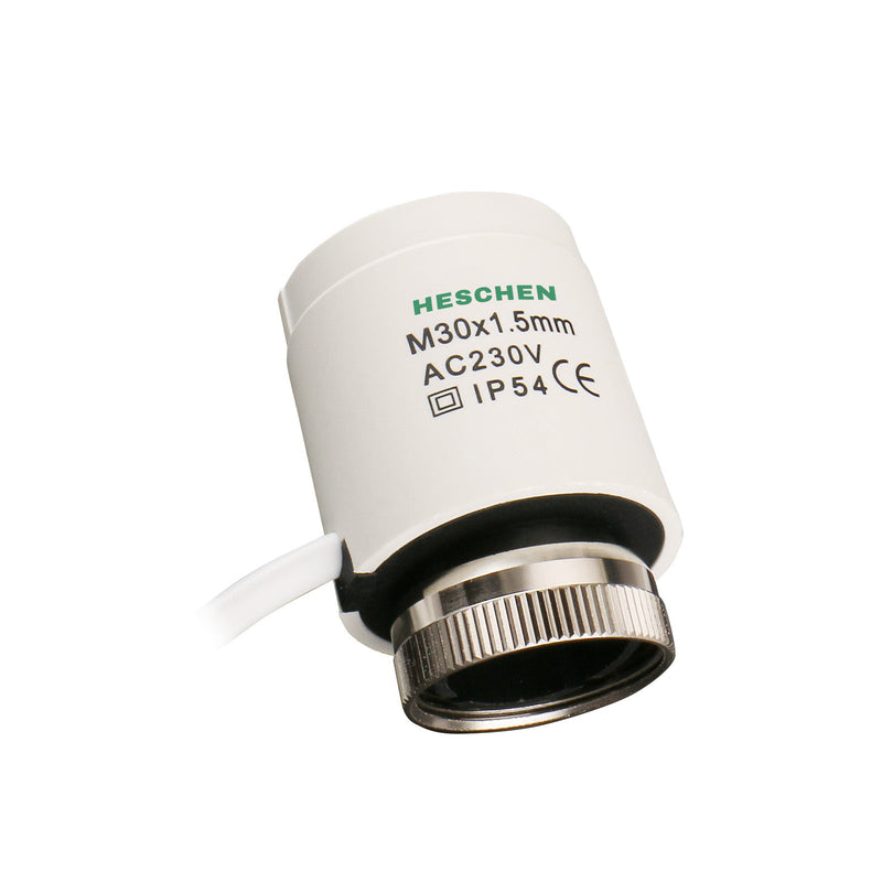 Heschen Thermal Actuator WG2209, 100Pack AC230V for Floor Heating System with Room Temperature Control Normally Open