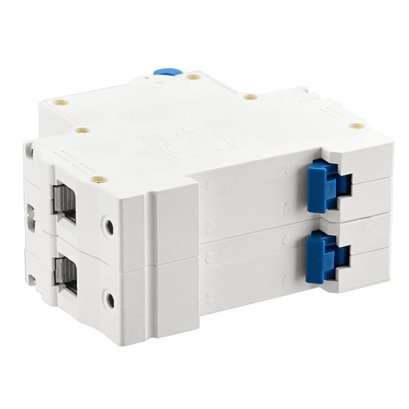 Heschen DC Miniature Circuit Breaker, HSB6C-DC, 2 Poles, DC500V C6A/10A/16A/20A/25A/32A/40A/50A/63A, Photovoltaic Circuit Breaker, for Solar PV System Solar Panels Grid System, 35mm DIN Rail Mounting