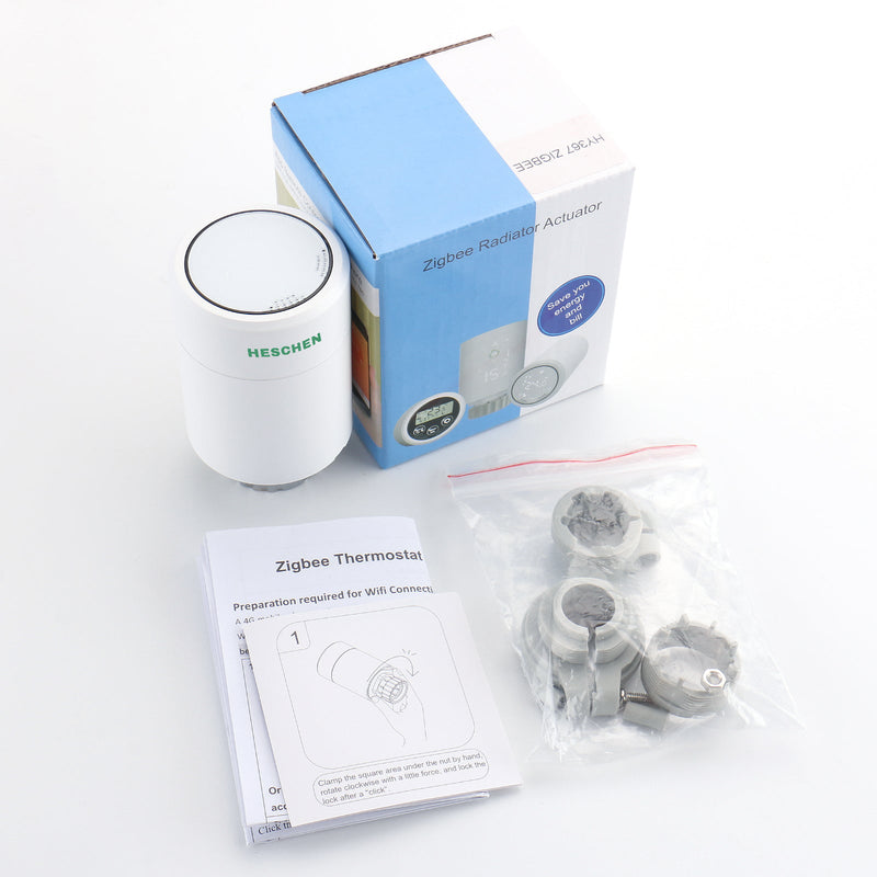 Heschen Smart Radiator Thermostat WG367,Zigbee