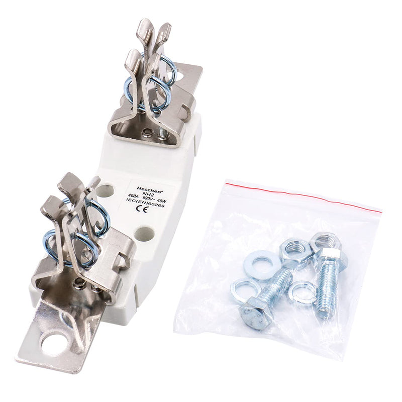 Heschen Ceramic Single-Pole Fuse Holder NH2 400A 690V 45W for NH Fuse-Link