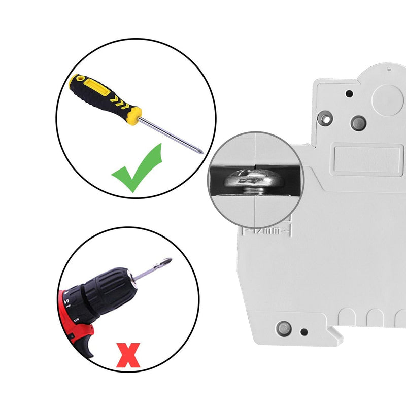 Heschen Miniature Circuit Breaker HSB6C, 6Amp Current, 1 Pole, Type C, 6kA Breaking Capacity, DIN Rail Mounting