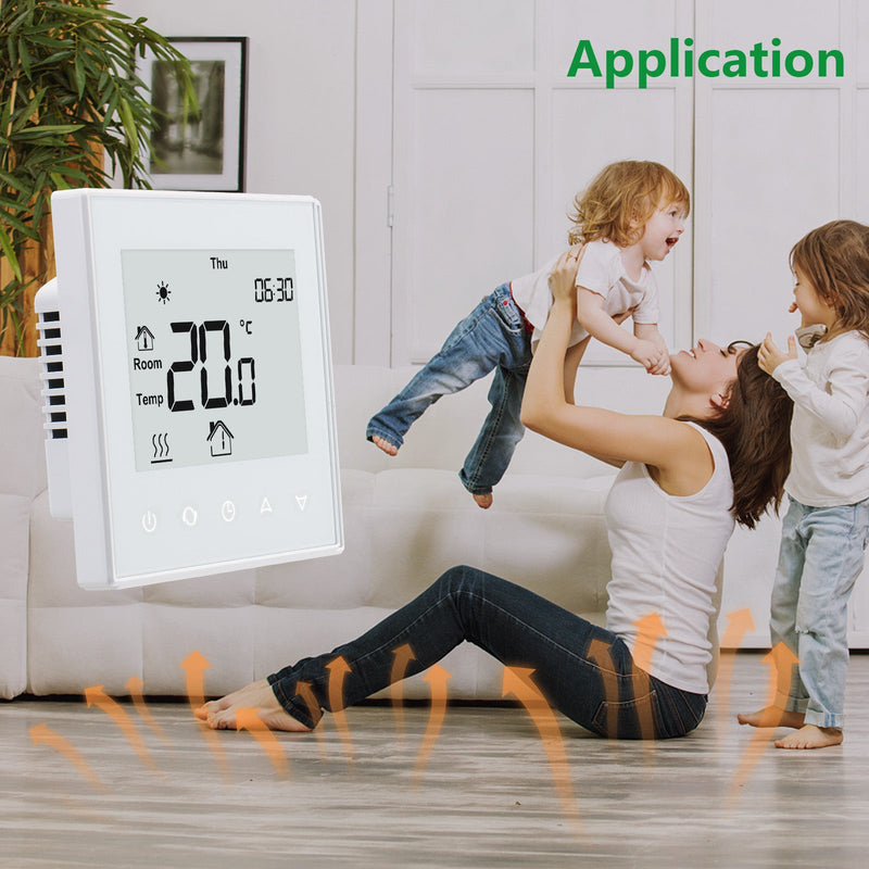 Heschen Thermostat WG505W,3A Water Heating,Potential-free linkage boiler