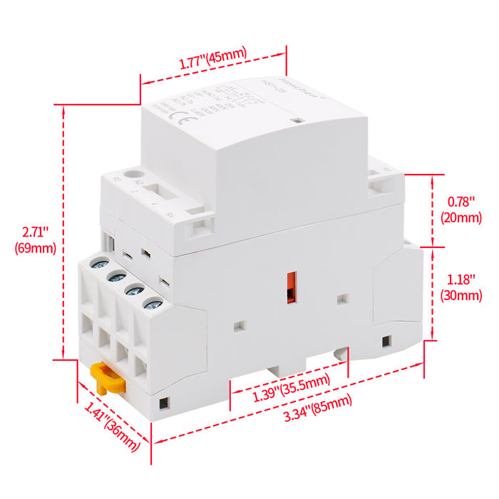 Household AC Contactor CT1-25 25A 4 Pole 1NO 1NC
