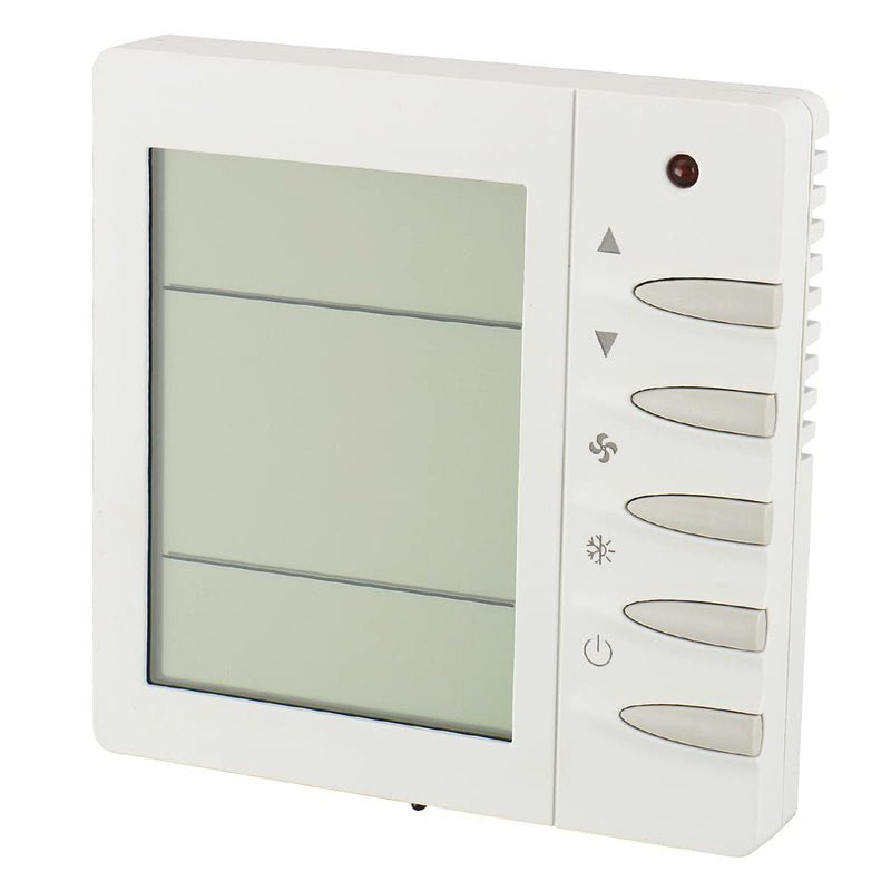 Heschen Programmable Thermostat LCD Digital D702 110V/220V AC, 10Amp Work for Radiant Floor Heating Temperature Controller White