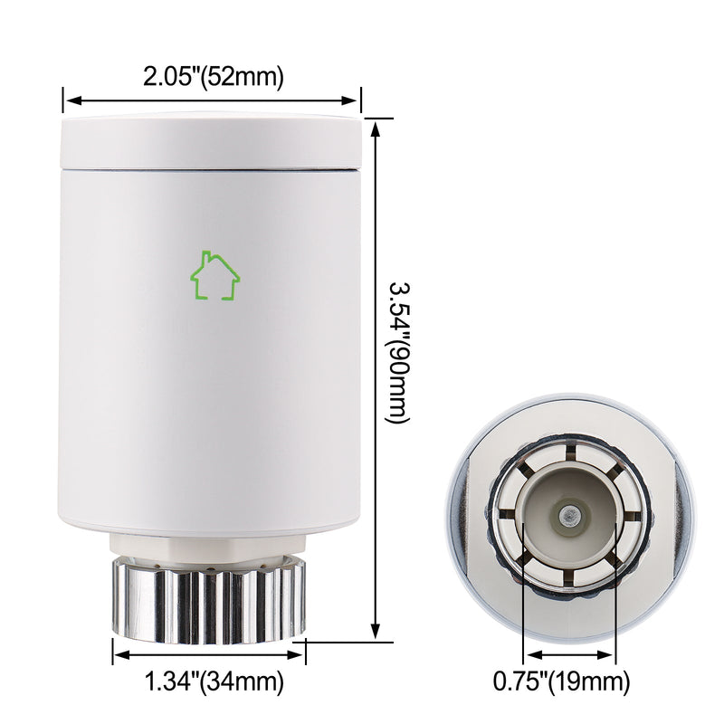 Heschen Smart Radiator Thermostat WG368,Zigbee
