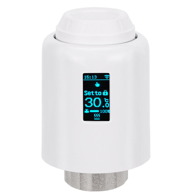 Heschen Zigbee Radiator Thermostat TRV-602,M30x1.5,eWeLink,Directly connect to Alexa