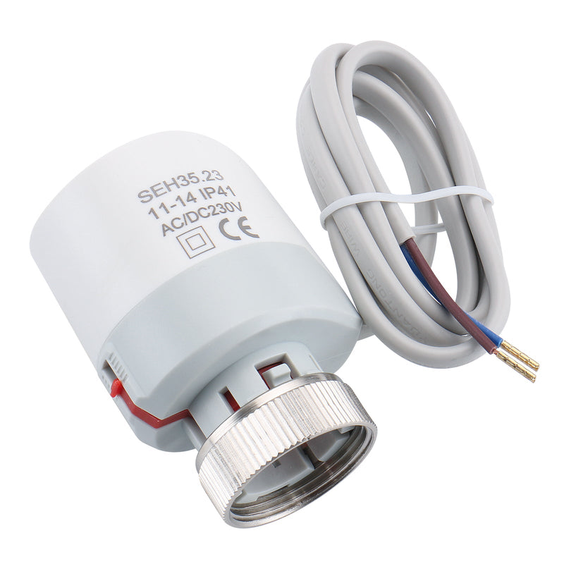 Heschen 2 Wire Thermal Actuator Valve WG03, Normaly Closed AC230V for Underfloor Heating Manifold with Itinerary