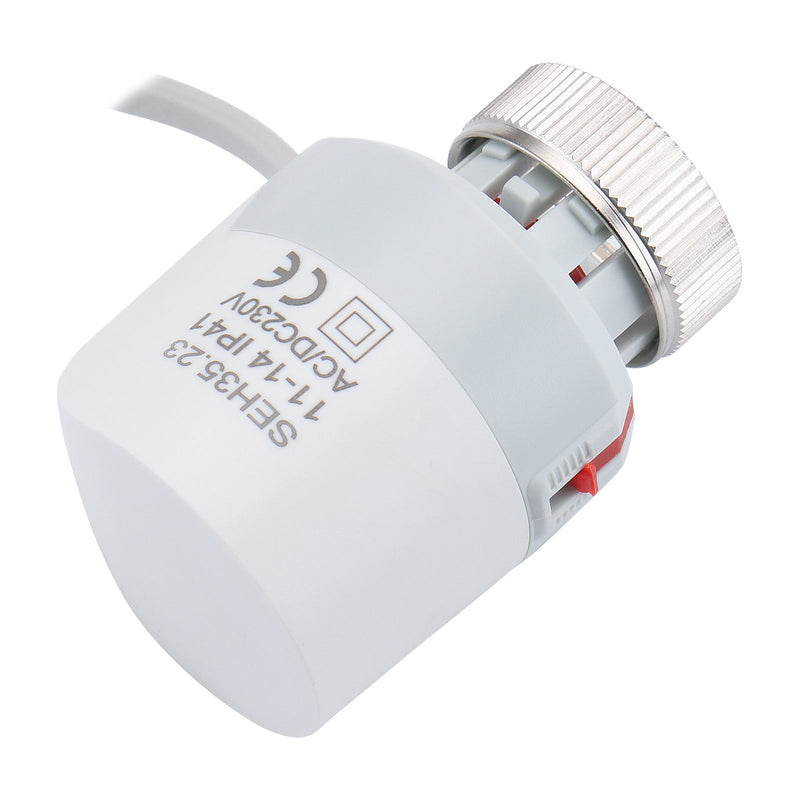 Heschen 2 Wire Thermal Actuator Valve WG03, Normaly Closed AC230V for Underfloor Heating Manifold with Itinerary