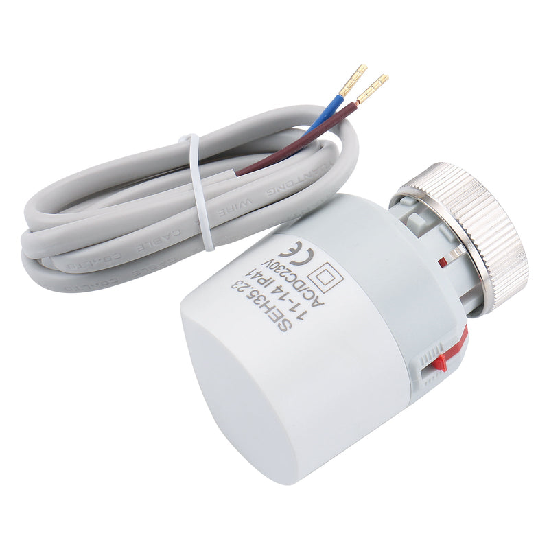 Heschen 2 Wire Thermal Actuator Valve WG03, Normaly Closed AC230V for Underfloor Heating Manifold with Itinerary