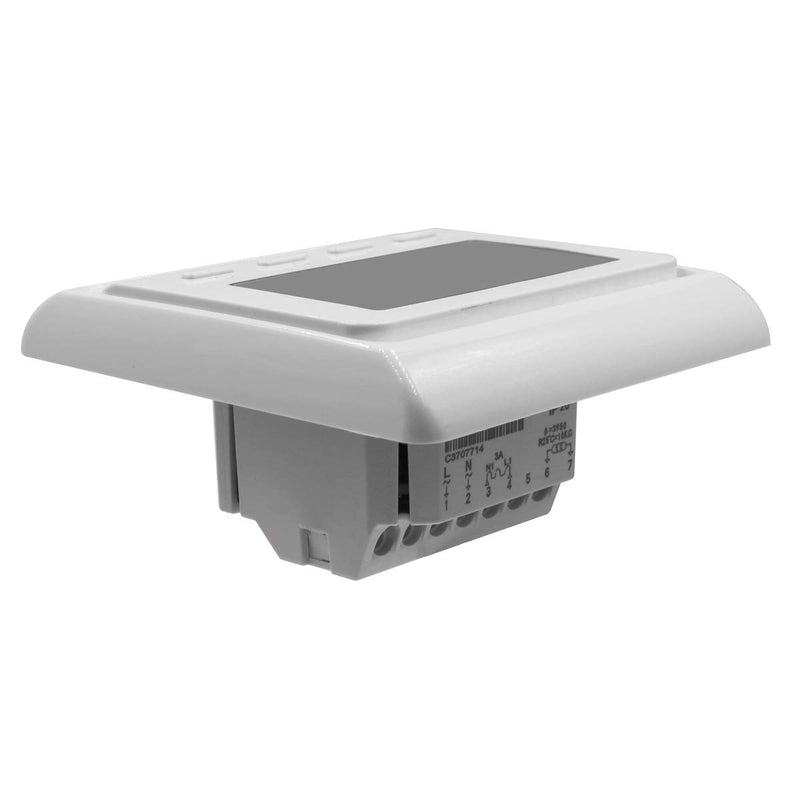Heschen LCD Digital Weekly Programming Thermostat 230VAC 3 Amp for Radiant Floor Heating Thermostats Controller HS-E806