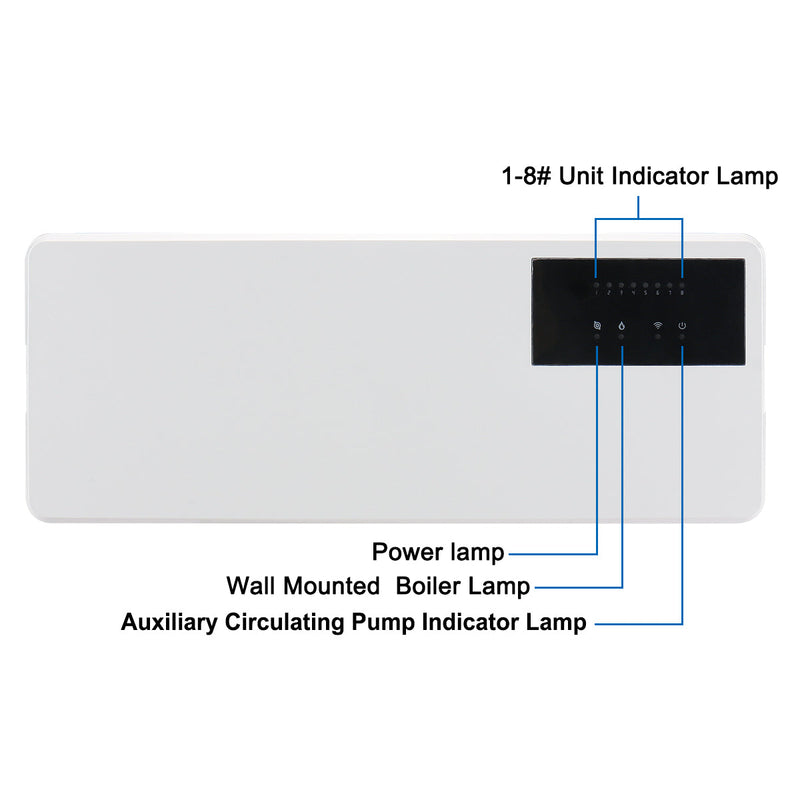underfloor heating 8 Zones Wiring Centre Heating Hub Controller 230v 8 Zone Wiring Centre room thermostats for central heating thermostat controller