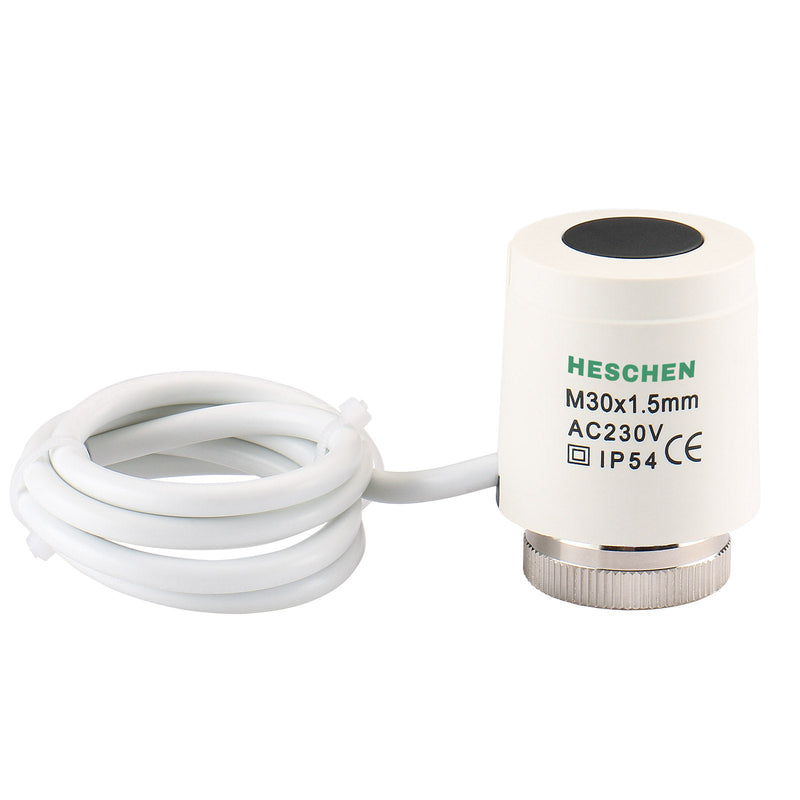 Heschen Thermal Actuator WG2209, 100Pack AC230V for Floor Heating System with Room Temperature Control Normally Open