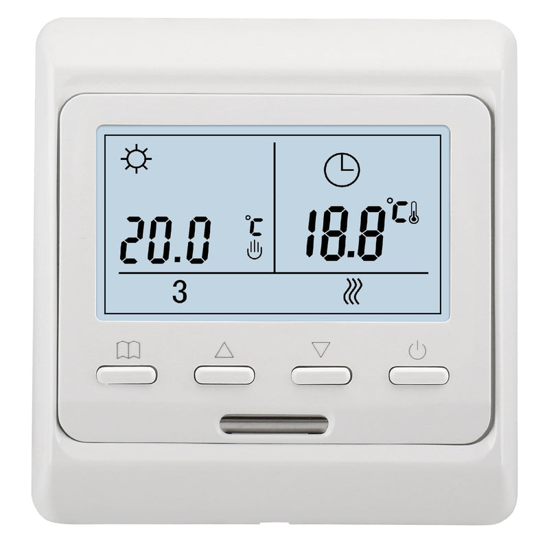 Heschen Thermostat WG806, 3A Water Heating,Weekly Programming