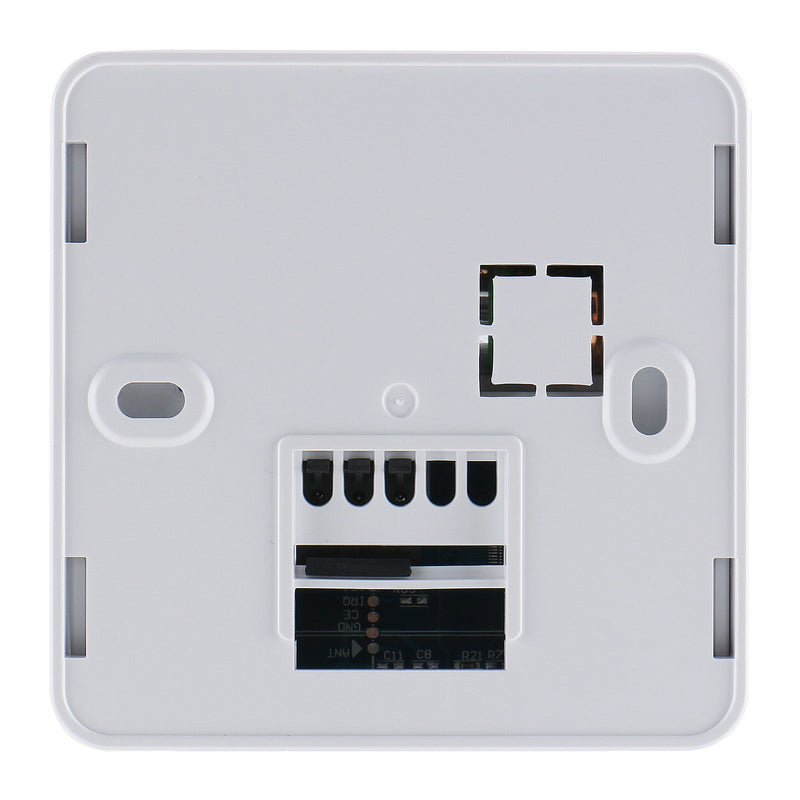 Heschen Gas Thermostat WG02B05BW,Digital LCD Display,Programmable,Battery Powered,COM-NO-NC Wire Connector