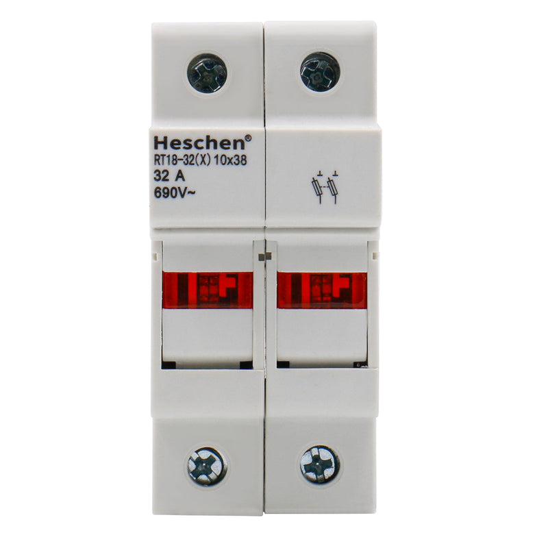 Zylindrischer Sicherungshalter 2-polig