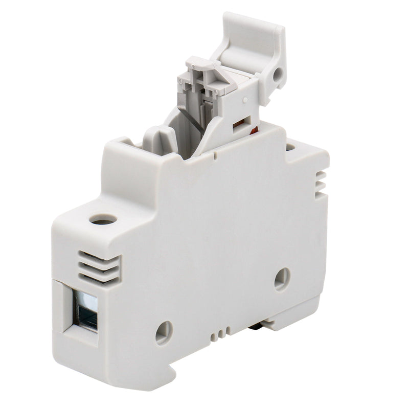 Cylindrical Fuse Holder Base RT18-32(X) 32A AC 690V 1 Pole DIN Rail Mounting for 10 x 38mm Fuse CE UL Listed