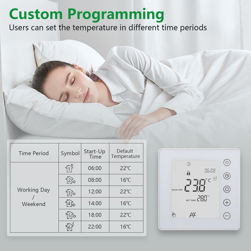 Heschen Heating Room Thermostat WG201,3A Water Heating