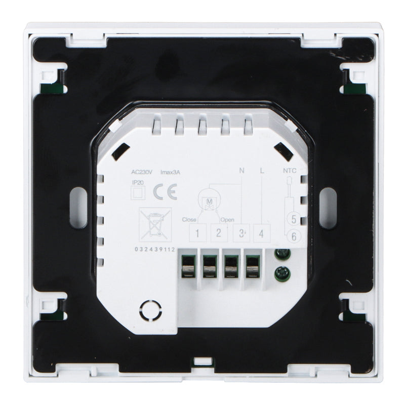 Heschen WiFi Thermostat Underfloor Heating WG376,AC230V 3A 2,4 GHz WiFi Work for Work for Water Underfloor Heating