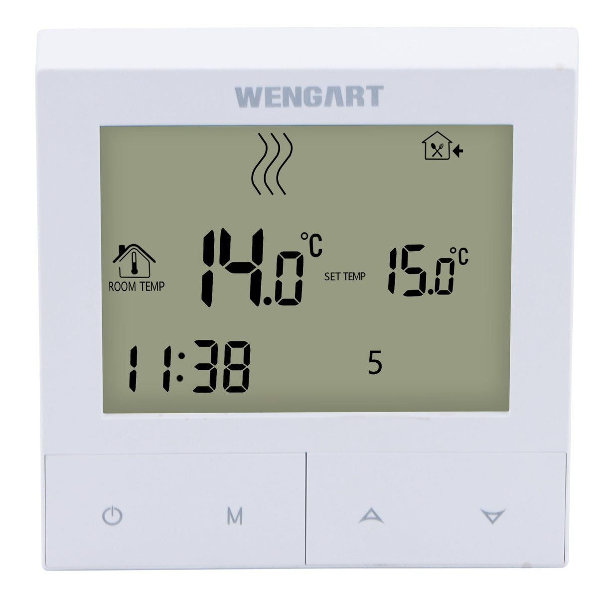 Heschen Tuya Thermostat WG372,AC230V 3A 2,4 GHz WiFi Work for Work for Water Underfloor Heating