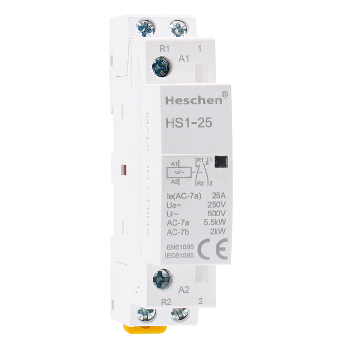 Contacteur CA domestique CT1-25 25A 2 pôles 1NO 1NC