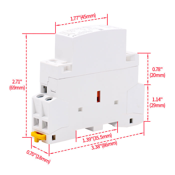 Haushalts-Wechselstromschütz CT1-25 25A 2-polig 1NO 1NC