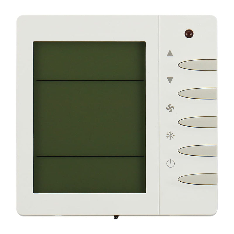 Heschen Programmable Thermostat LCD Digital D702 110V/220V AC, 10Amp Work for Radiant Floor Heating Temperature Controller White