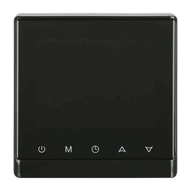 Heschen LCD Digital Programmable Thermostat DK-506 AC110V/AC220V 3Amp/16Amp Work for Under-Floor Temperature Controller Black