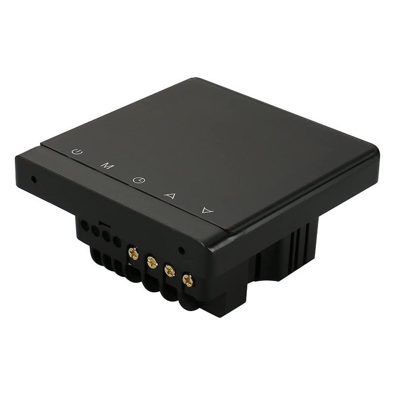 Heschen LCD Digital Programmable Thermostat DK-506 AC110V/AC220V 3Amp/16Amp Work for Under-Floor Temperature Controller Black