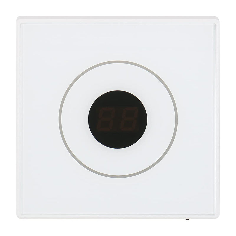 Heschen Programmable Thermostat LCD Digital S502 AC110/220V, 3Amp/16Amp, 7 Day Work for Radiant Floor Heating Temperature Controller White