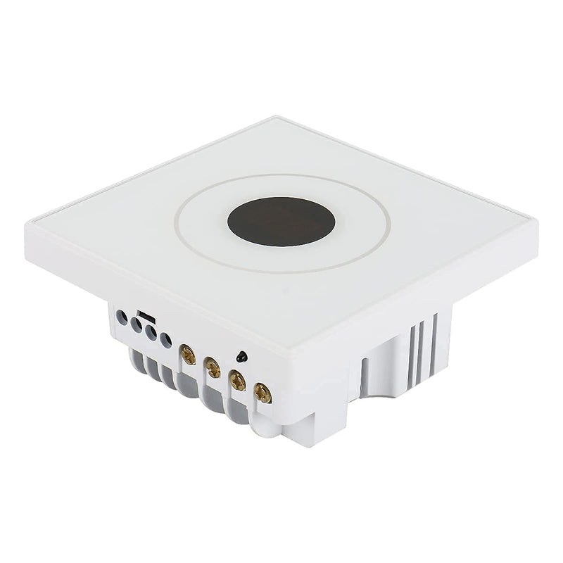 Heschen Programmable Thermostat LCD Digital S502 AC110/220V, 3Amp/16Amp, 7 Day Work for Radiant Floor Heating Temperature Controller White