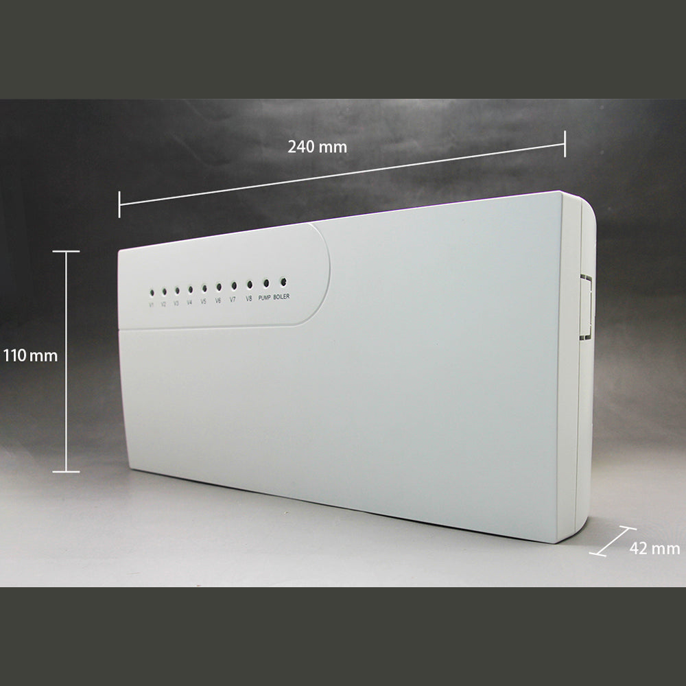 Heschen Smart Gas Boiler Wireless Thermostat für 8 Sub-Kammern Wireless Hub Controller Zentrale Steuereinheit Fußbodenheizung
