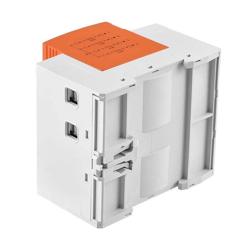 Heschen Surge Protective Device, LYD1-C40/385, 4P 385V 20KA, Fire-Proof, Low-Voltage Arrester, 35mm DIN Rail Mounting