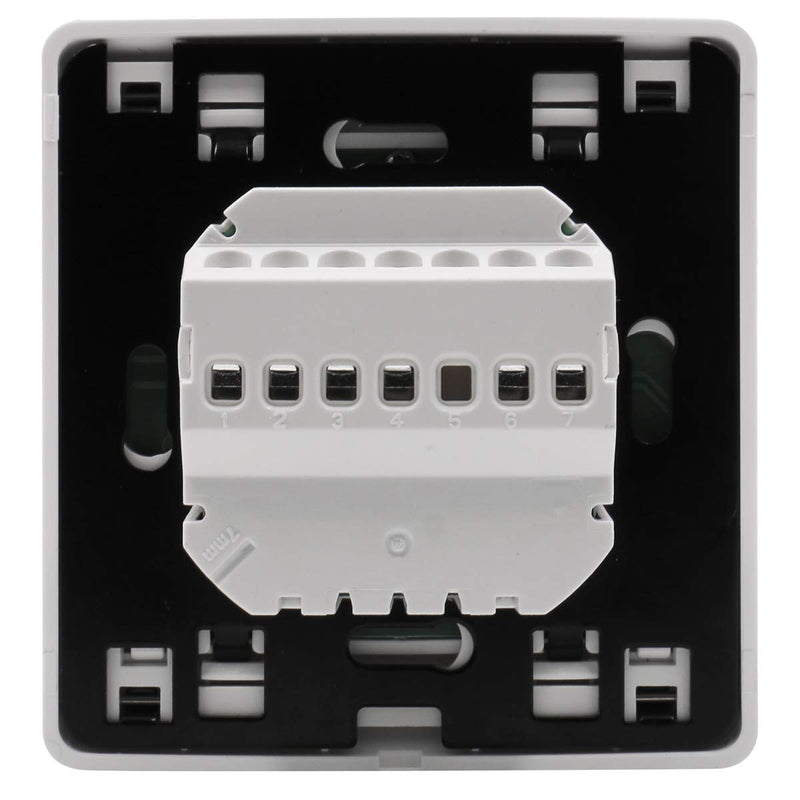 Heschen LCD Digital Weekly Programming Thermostat 230VAC 3 Amp for Radiant Floor Heating Thermostats Controller HS-E806