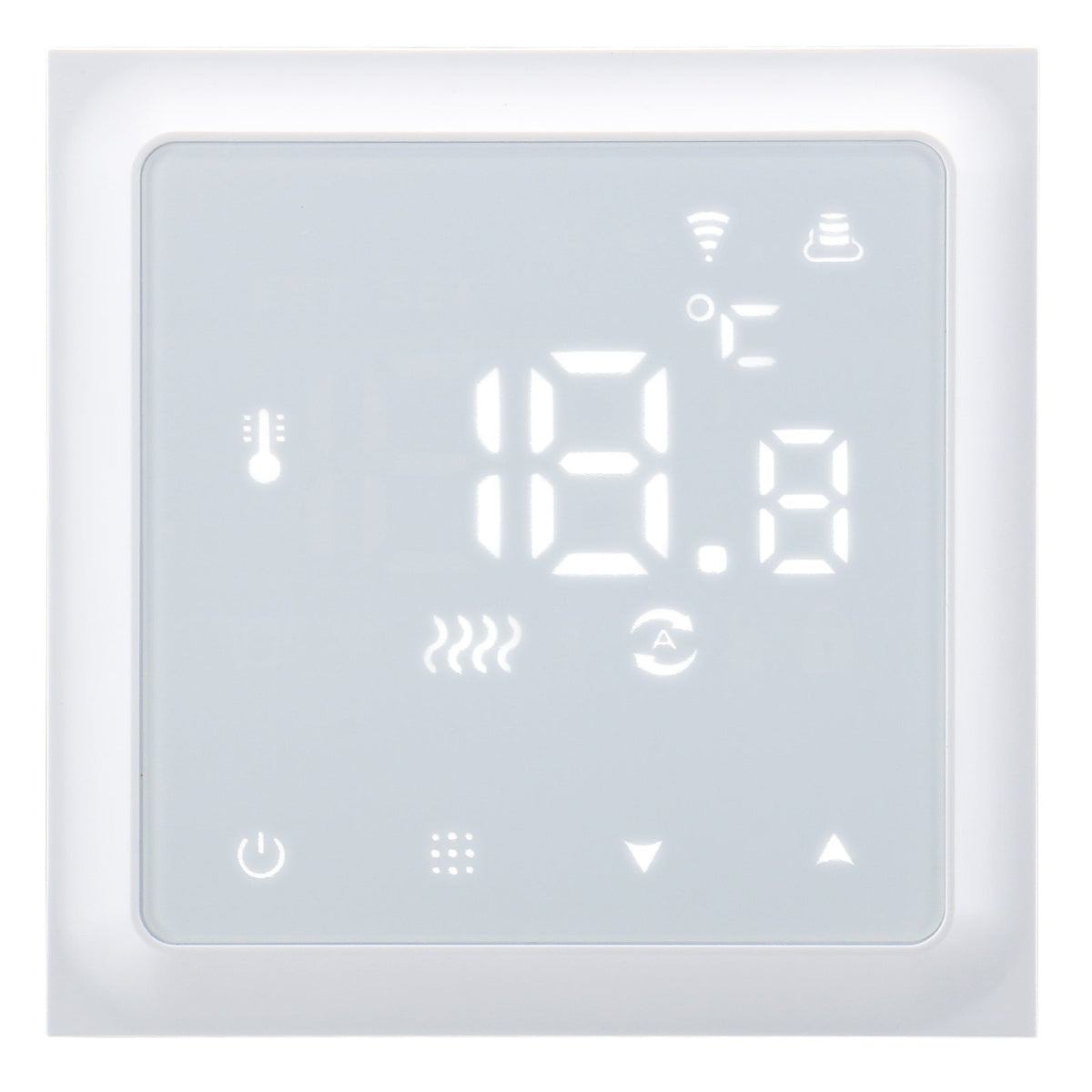 Heschen WiFi Thermostat WG611,Heat and Cold Mode AC230V Max3A 2.4GHz TUYA APP  for Radiant Floor Heating,Compatible with Alexa Echo/Google Home
