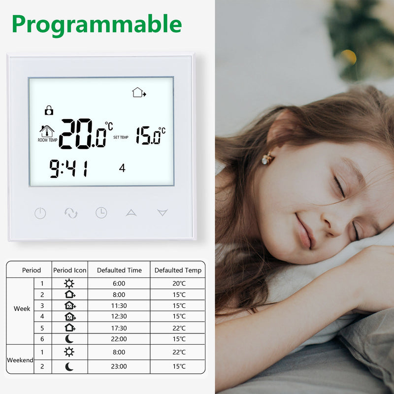 Heschen Thermostat WG03-2,AC230V Max3A