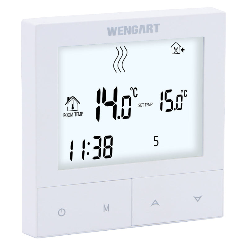 Heschen Programmable Touch Thermostat WG372,AC230V 3A