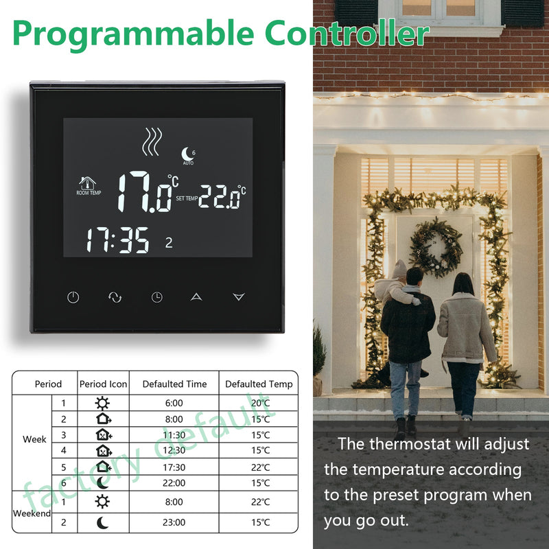 Heschen Thermostat WG03-4,AC230V Max3A