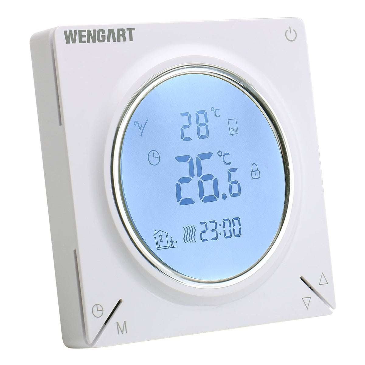 Heschen Water Heating Thermostat WG106,Weekly Programming,Linkable Gas Boiler